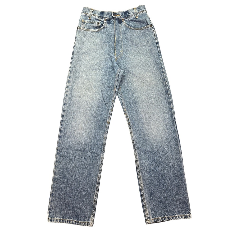 Levi's Signature Jeans Regular Fit Light Wash‎ Denim Pants Sz 34 Fits 26" Retro